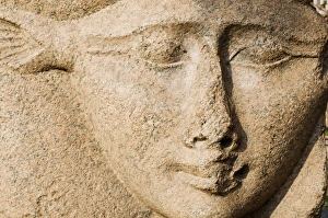 Egyptian Museum Prints: Detail of exhibit at the Egyptian Antiquities Museum, Cairo, Egypt, North Africa, Africa