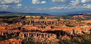 Bryce Prints: Experience the vast landscape of Bryce Canyon with its unique rock formations under a blue sky in Utah