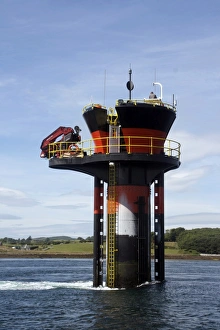 Images Dated 29th June 2009: Experimental tidal generator, Strangford Lough, County Down, Ulster, Northern Ireland