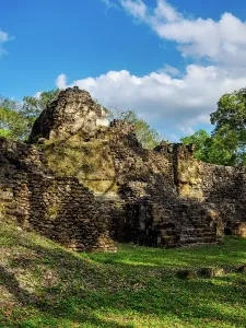 Management Prints: Exploration of ancient structures at Uaxactun Archaeological Site in Peten Guatemala