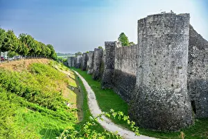 Towers Prints: Exploration of fortifications in Provins, a UNESCO world heritage site in France