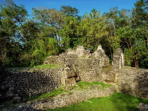Guatemala Prints: Exploration of group a at uaxactun archaeological site in guatemala's peten department