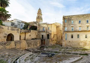 Center Prints: Exploration of historical architecture in the ancient site of Lecce Italy
