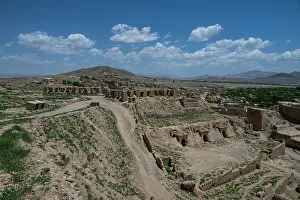 Bright Prints: Exploration of the ruins at the Citadel of Ghazni highlighting the ancient architecture