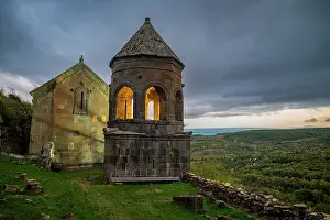 Atmosphere Prints: Exploration of Tiri Monastery at dusk in the Republic of South Ossetia