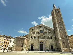 Duomo Prints: Explore the beauty of the historic Cathedral in the heart of Parma during a sunny day