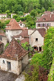 Charm Prints: Explore the charming village of Saint-Cirq-Lapopie in the Lot department of France
