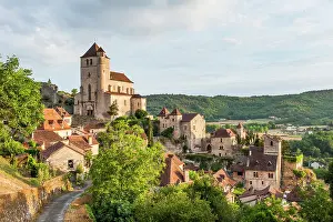 Retreat Prints: Explore the historic village of Saint-Cirq-Lapopie situated by the Lot River in South West France