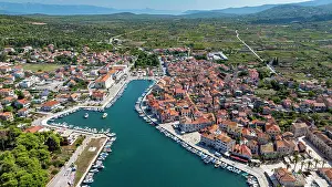 Homes Prints: Explore the old town of Stari Grad and its harbor set against the backdrop of Stari Grad Plain in Hvar