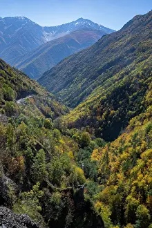 Bright Prints: Explore remote mountain scenery in autumn colors of Chechnya