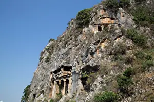 Burial Prints: Exploring the ancient Amyntas Rock Tombs of Telmessos in Turkey from 522-486 BC