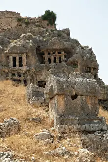 Burial Prints: Exploring the ancient Lycian sarcophagus and rock tombs of Tlos in Mugla Province, Turkey