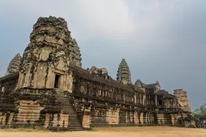 Sculptures Prints: Exploring the ancient stone structure of Angkor Wat in Siem Reap