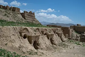 Remnants Prints: Exploring the ancient structures of the Citadel of Ghazni during a clear afternoon in Afghanistan