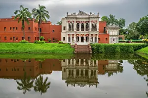 Restoration Prints: Exploring the architectural beauty of historic structures near a tranquil water body in Sonargaon