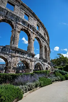 Lush Prints: Exploring the architectural features of the historic Roman amphitheatre in Pula