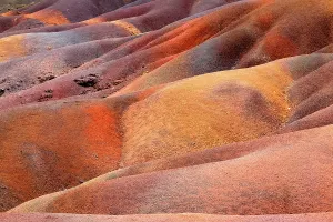 Enjoyment Prints: Exploring the colorful landscape of Seven Coloured Earths in Mauritius reveals unique sand formations