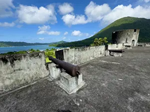 Lookout Prints: Exploring Fort Belgica in Banda Neira with views of the coast and mountains in Central Maluku Regency