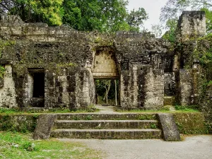 Step Prints: Exploring group g at acanaladuras palace in tikal, peten, guatemala