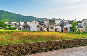 Doors Prints: Exploring Guanglu Ancient Village with its traditional buildings