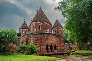 Sculptural Prints: Exploring historic puthia rajbari complex with unique architecture in bangladesh