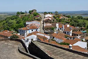 Alentejo Prints: Exploring the historic streets of Monsaraz village in Alentejo, Portugal, on a sunny day