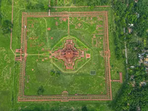 Sacred Prints: Exploring the large ruins of the Buddhist Vihara at Somapura Mahavihara in Paharpur