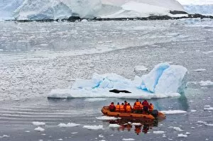 Images Dated 28th January 2005: Exploring Paradise Bay, Antarctica, Polar Regions