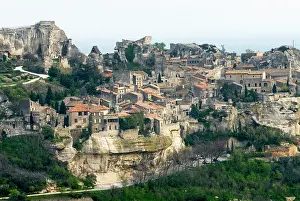 Spots Prints: Exploring the rocky landscape and historic buildings of Les Baux-de-Provence in France