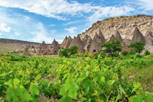 Cappadocia Prints: Exploring Selime ancient town with rock-carved houses in Cappadocia