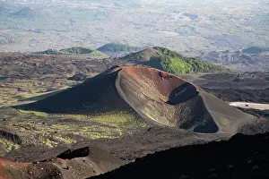 Barren Prints: Exploring the unique landscape of Etna volcano in Sicily with its distinct Martian-like features and rocky terrain