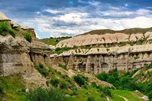 Cappadocia Prints: Exploring the unique rock formations in Pigeon Valley of Goreme in Cappadocia, Turkey