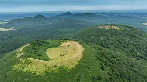 Volcano Prints: Exploring volcanic domes in a UNESCO world heritage site in Massif Central, France