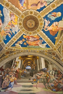 Vatican Prints: The Expulsion of Heliodorus from the Temple by Raphael