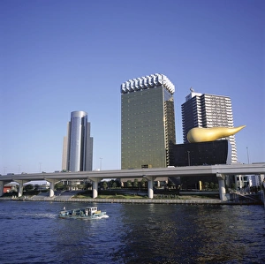 Tokyo Prints: Exterior of the Asahi Beer headquarters