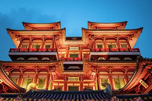 Exterior of Buddha Tooth Relic Temple, Chinatown, Central Area, Singapore, Southeast Asia, Asia