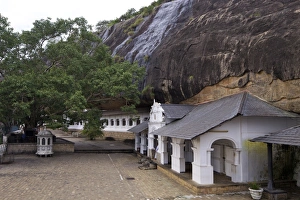 Temple Complex Prints: Exterior of Cave Temple, Dambulla, Sri Lanka, Asia