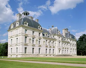 Chateau Prints: Exterior of the Chateau at Cheverny, Centre, France, Europe