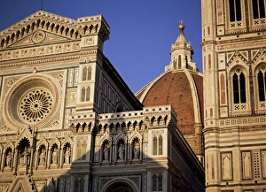 Exterior of the Christian cathedral, the Duomo, S