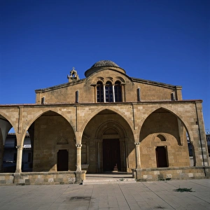 North Cyprus Prints: Exterior of the church of the tomb of St. Mamas, dating from the 15th century AD
