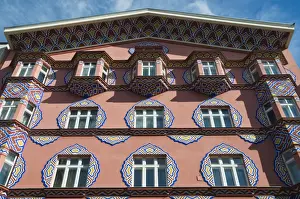 Ljubljana Prints: Exterior of the Cooperative Bank, designed 1922 by Slovenian architect Ivan Vurnik