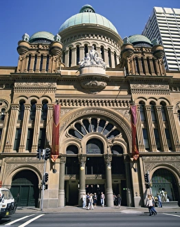 Ns W Prints: Exterior facade of the Queen Victoria Building in Sydney, New South Wales