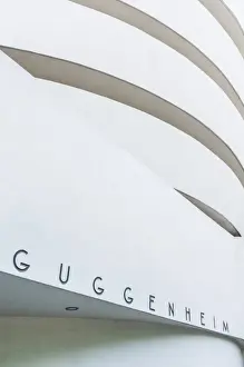 Fifth Avenue Prints: Exterior of Frank Lloyd Wright designed Solomon R Guggenheim Museum, Fifth Avenue