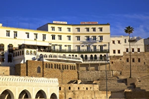 North African Prints: Exterior of Hotel Continental, Tangier, Morocco, North Africa, Africa