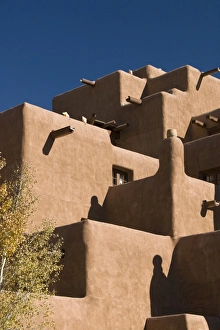 Adobe Prints: Exterior of the Inn and Spa at Loretto, Santa Fe, New Mexico, United States of America
