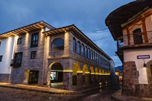 Restored Prints: The exterior of the JW Marriott Hotel which is an old restored convent