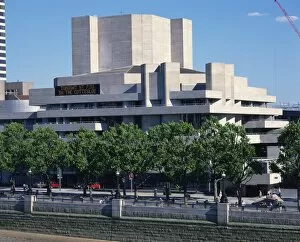 South Bank Collection: Exterior of the National Theatre, South Bank, London, England, United UingdomK, Europe