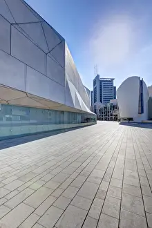 Tel Aviv Prints: Exterior of the new Herta and Paul Amir building of the Tel Aviv Museum of Art