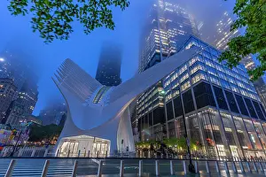 York Prints: Exterior of the Oculus transportation hub at the World Trade Center, New York, USA