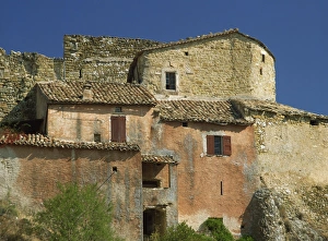 Drome Prints: Exterior of an old cottage near Die in the Drome, Rhone Alpes, France, Europe